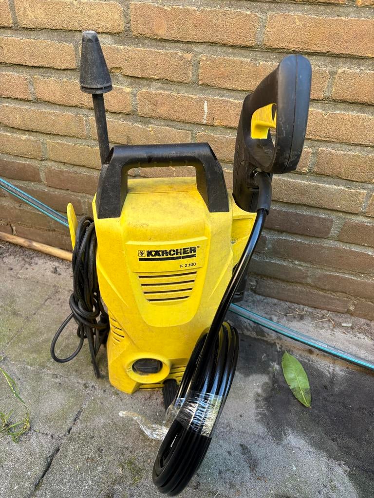 Kärcher K 2.100 Hogedrukreiniger - Compact en Krachtig, Doe-het-zelf en Verbouw, Reinigingsmachines, Ophalen, Gebruikt, Overige typen