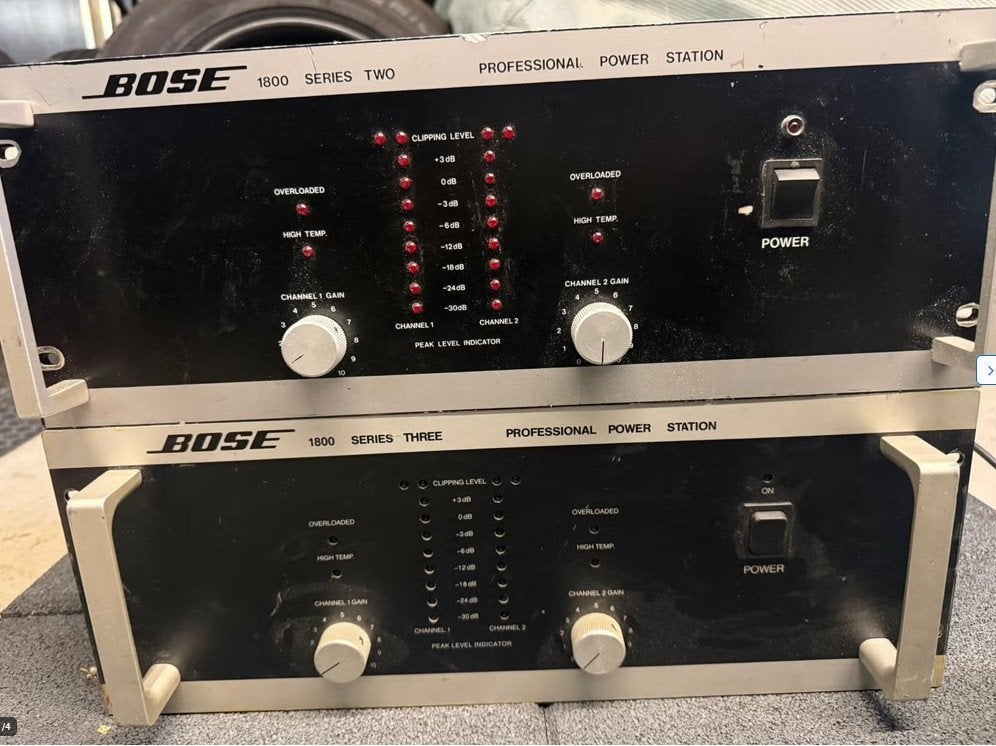 Bose 1800 eindversterkers (lees tekst), Gebruikt, 120 watt of meer, Stereo, Ophalen