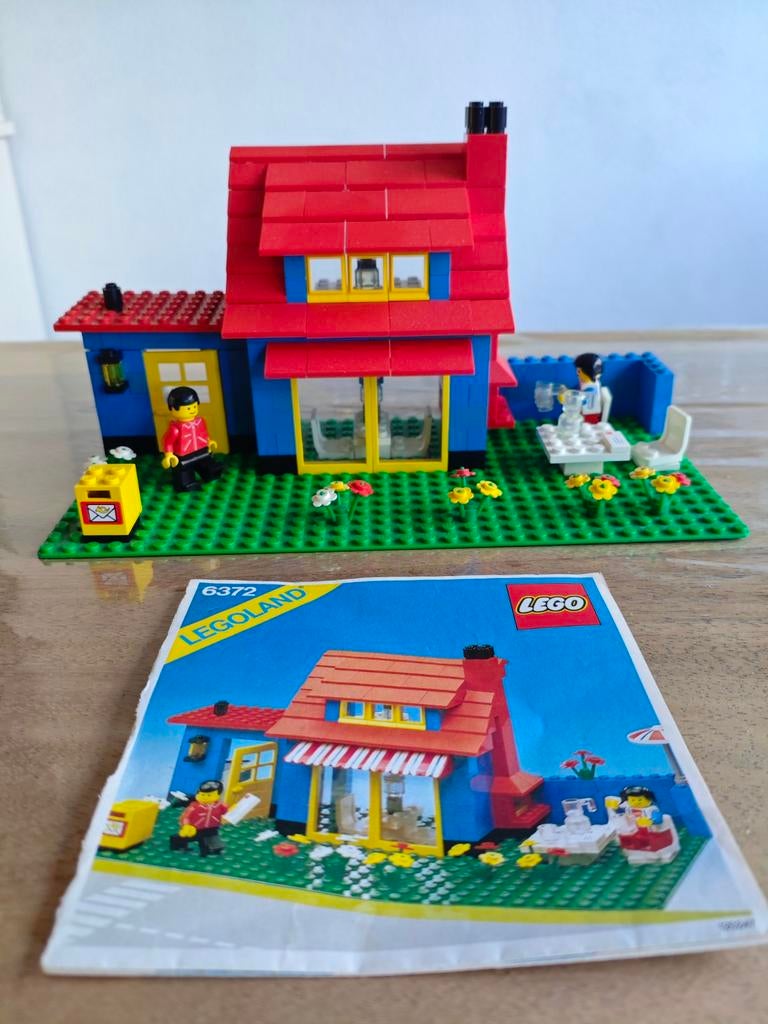 Lego 6372 Town House compleet met boekje, Kinderen en Baby's, Speelgoed | Duplo en Lego, Compleet, Lego, Ophalen of Verzenden