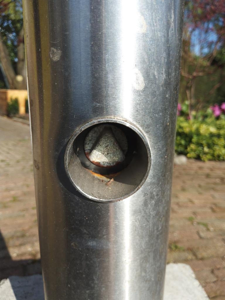 Oprit afsluit paal, Ophalen, Nieuw, Rvs, Overige typen