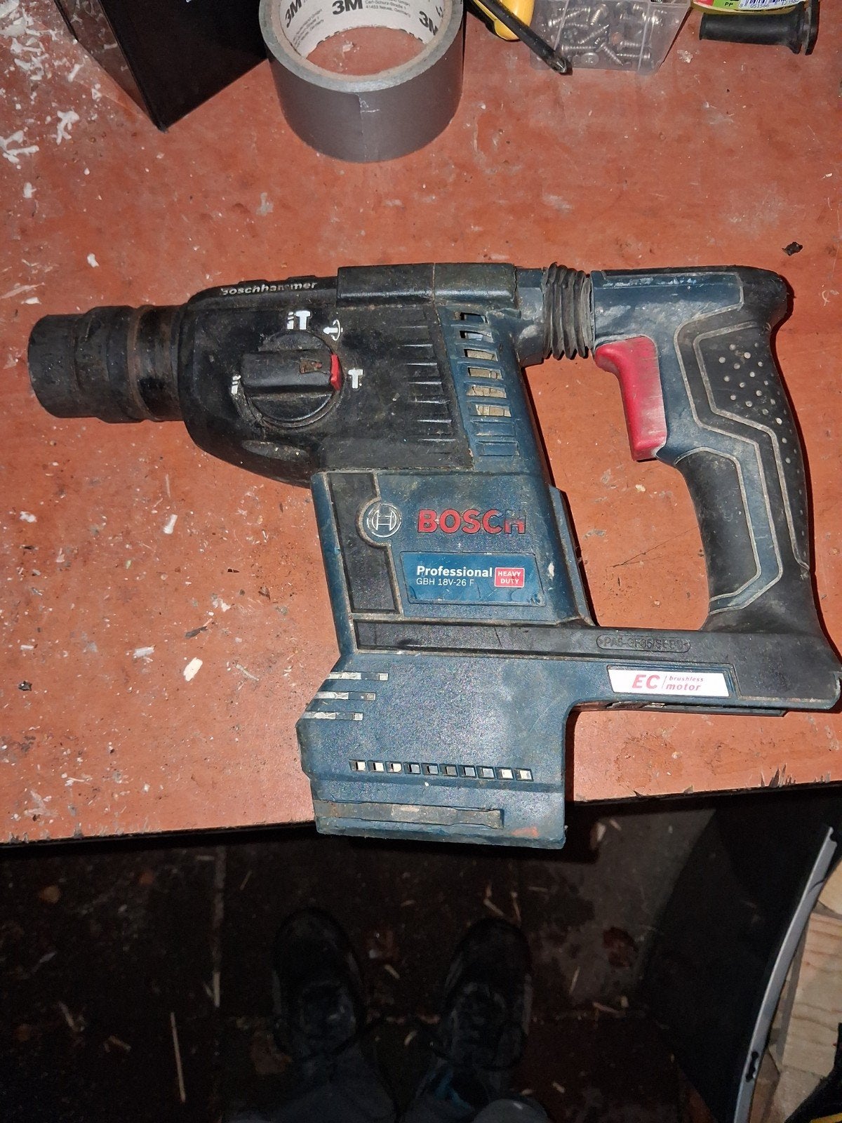 bosch boorhamer GBH 18V-26 F, Doe-het-zelf en Verbouw, Ophalen of Verzenden, Gebruikt, Boor- en/of Breekhamer