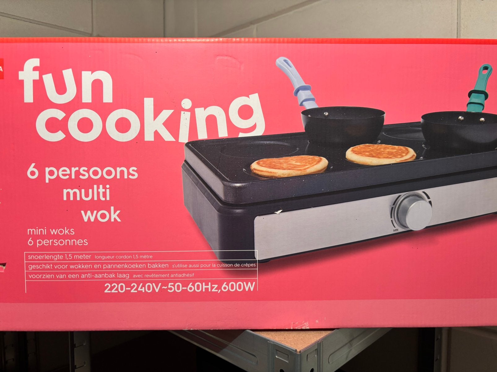 Hema wok set / gourmet, Ophalen of Verzenden, Zo goed als nieuw