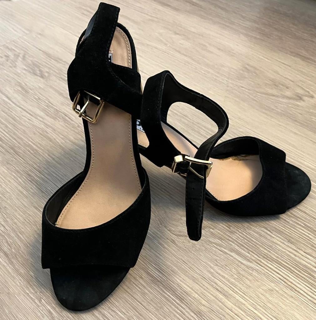 Dune London damesschoenen, Kleding | Dames, Schoenen, Zo goed als nieuw, Sandalen of Muiltjes, Zwart, Ophalen of Verzenden