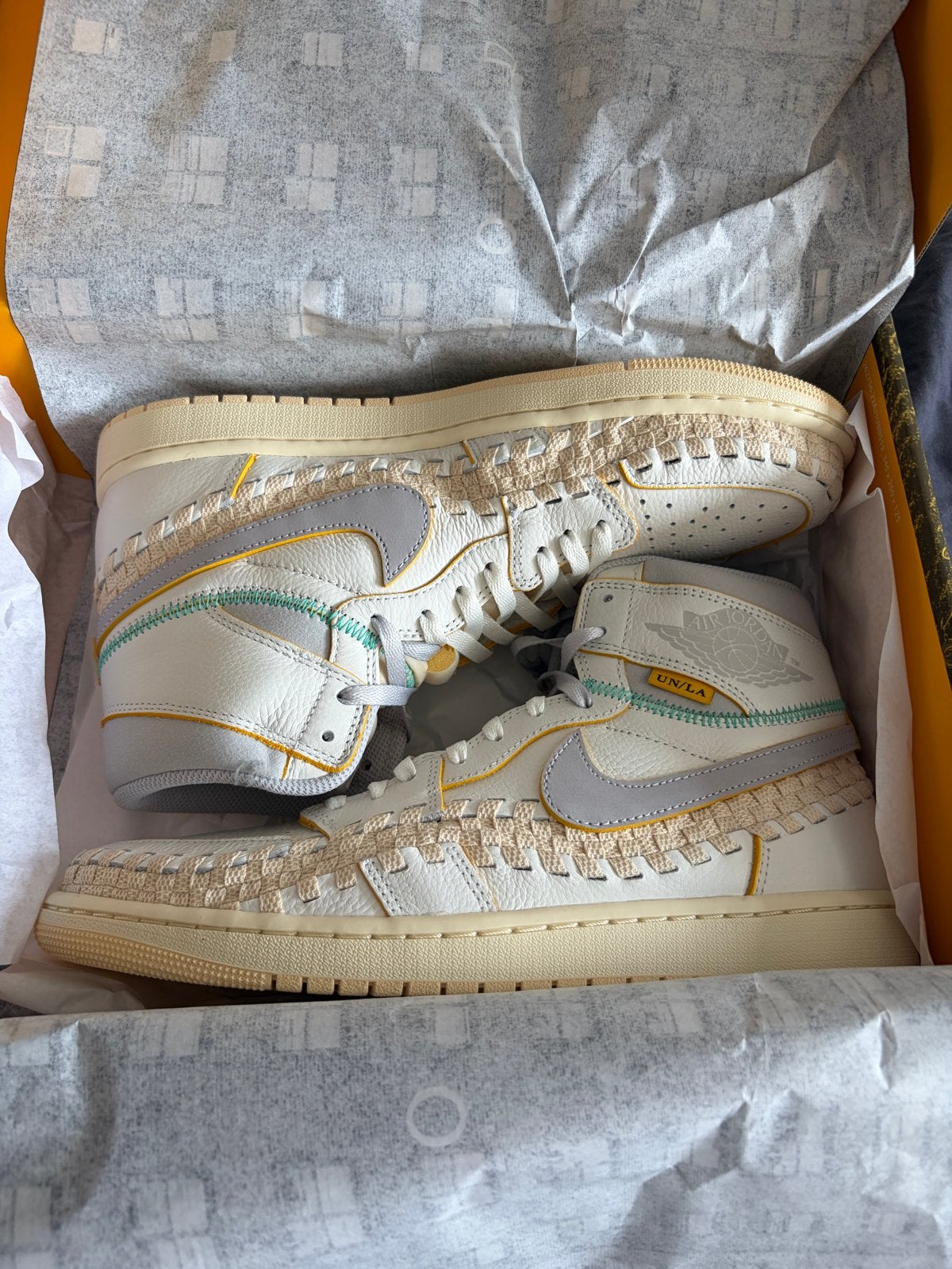 Jordan 1 High Union LA x Bephies Beauty Supply Summer '96, Kleding | Heren, Wit, Nieuw, Ophalen of Verzenden, Sneakers of Gympen