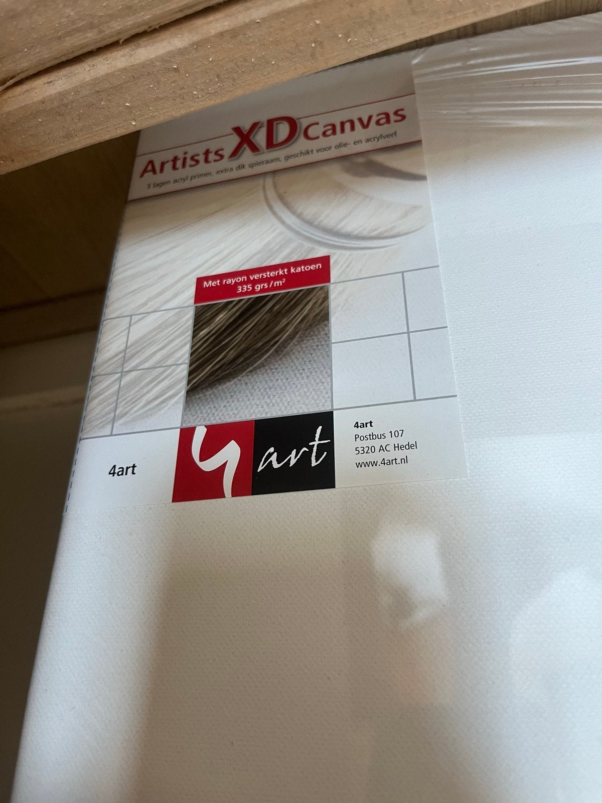 Nieuw schildersdoek 90x120 cm, Ophalen, Nieuw, Doek