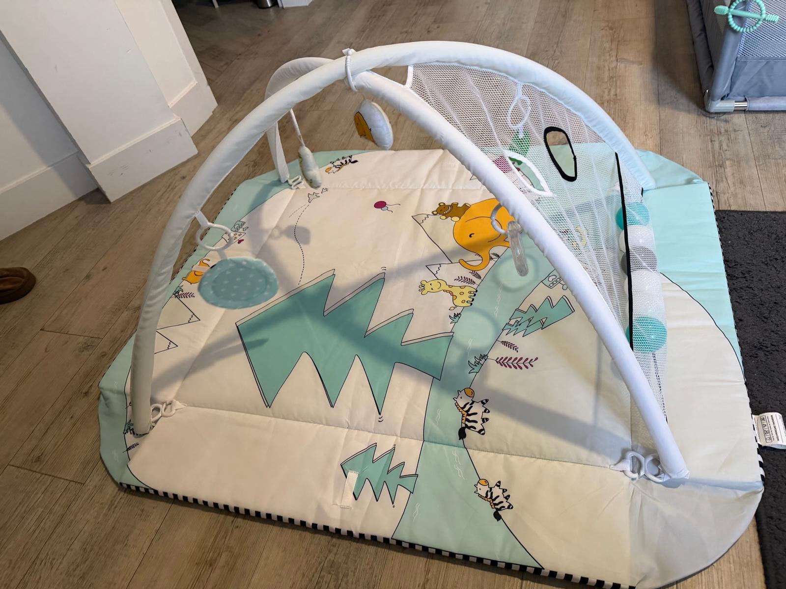 Baby gym in box 1 wood 1 chair 1 nuby, Ophalen, Zo goed als nieuw