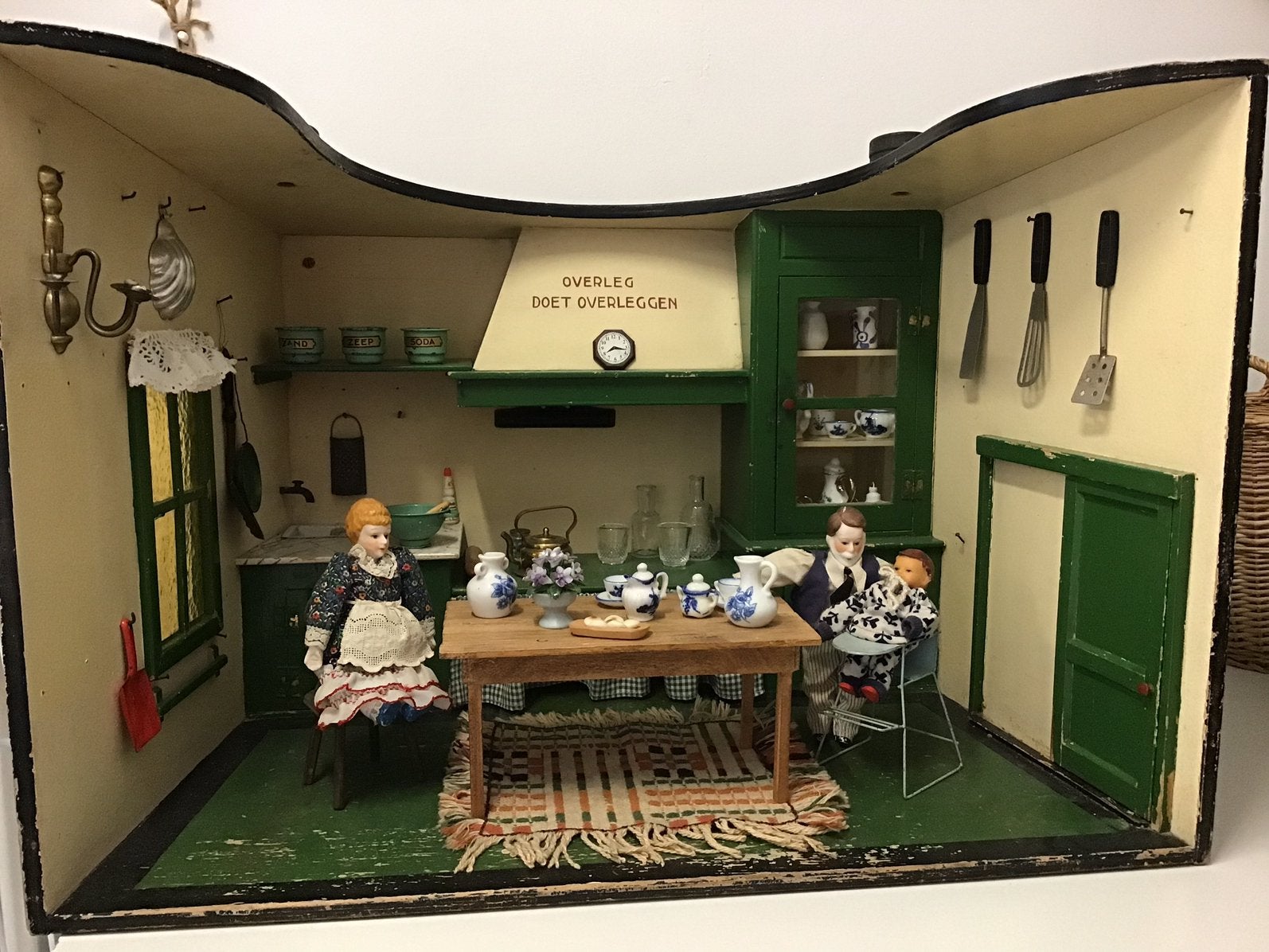 Nostalgisch poppenhuis, Ophalen, Gebruikt, Poppenhuis