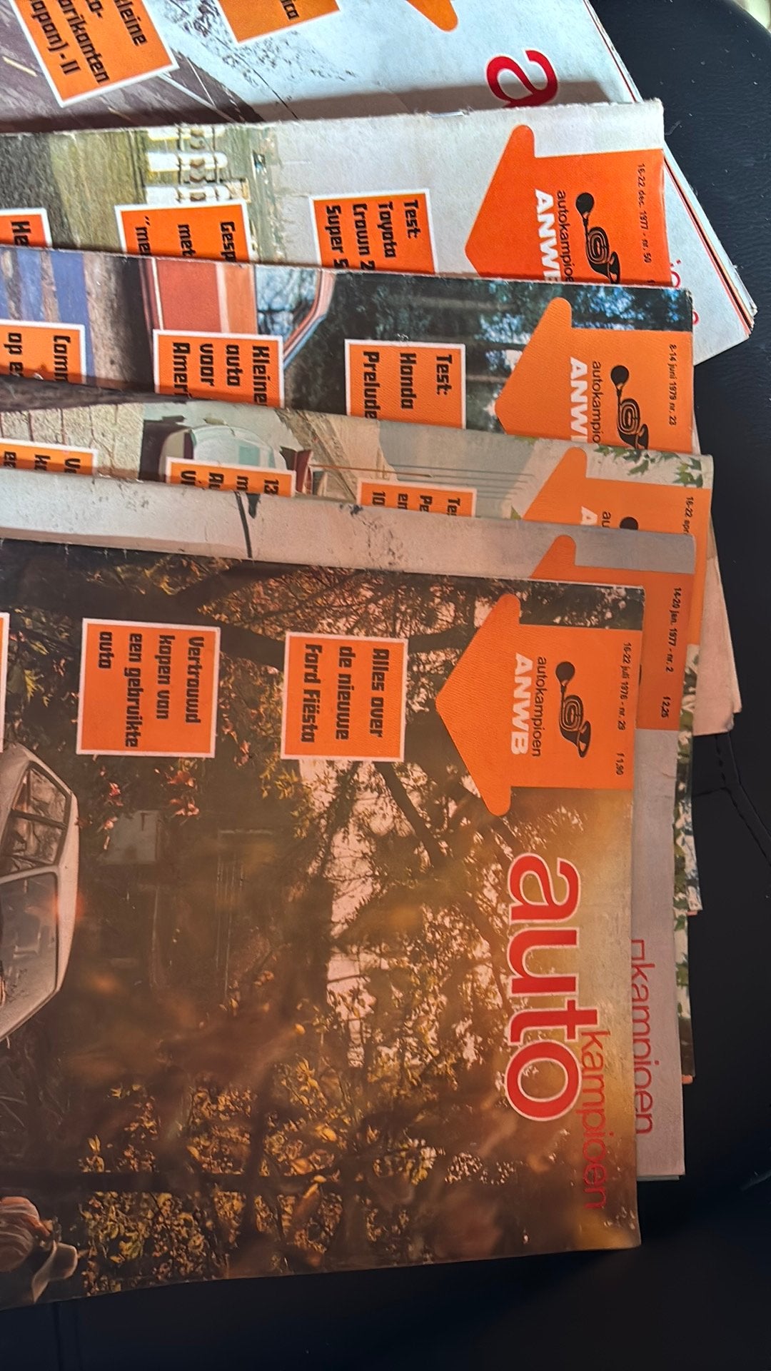 Kampioen auto boekjes jaren 70, Ophalen of Verzenden, Zo goed als nieuw, Overige onderwerpen
