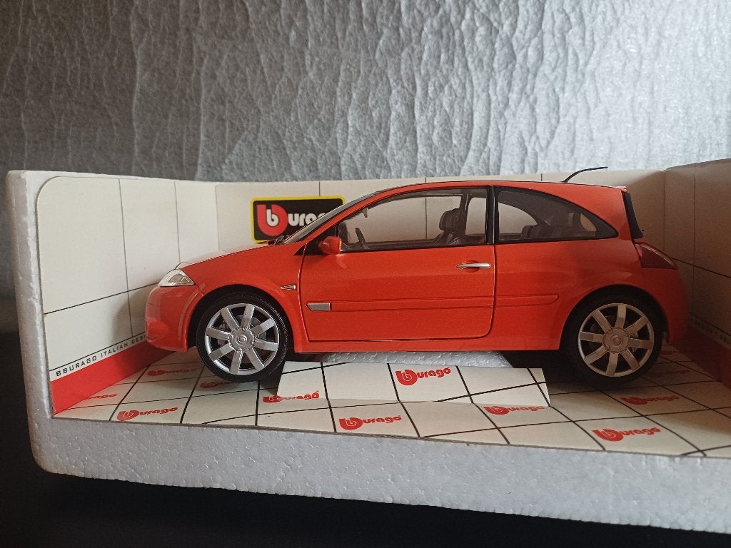 Renault Megane Sport 2003 Orange Sanquine 🇨🇵, Ophalen of Verzenden, Nieuw, Auto, Bburago