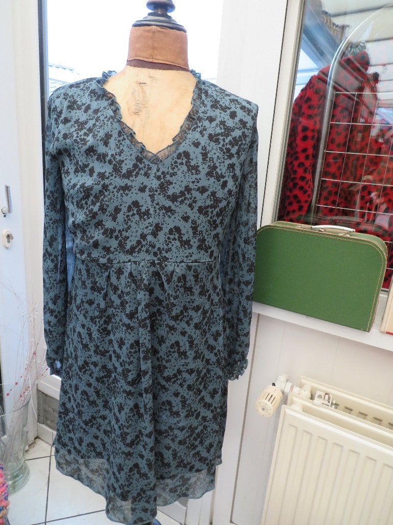 Dames jurk Reserved maat 40 Z.G.A.N., Maat 38/40 (M), Blauw, Ophalen of Verzenden, Zo goed als nieuw