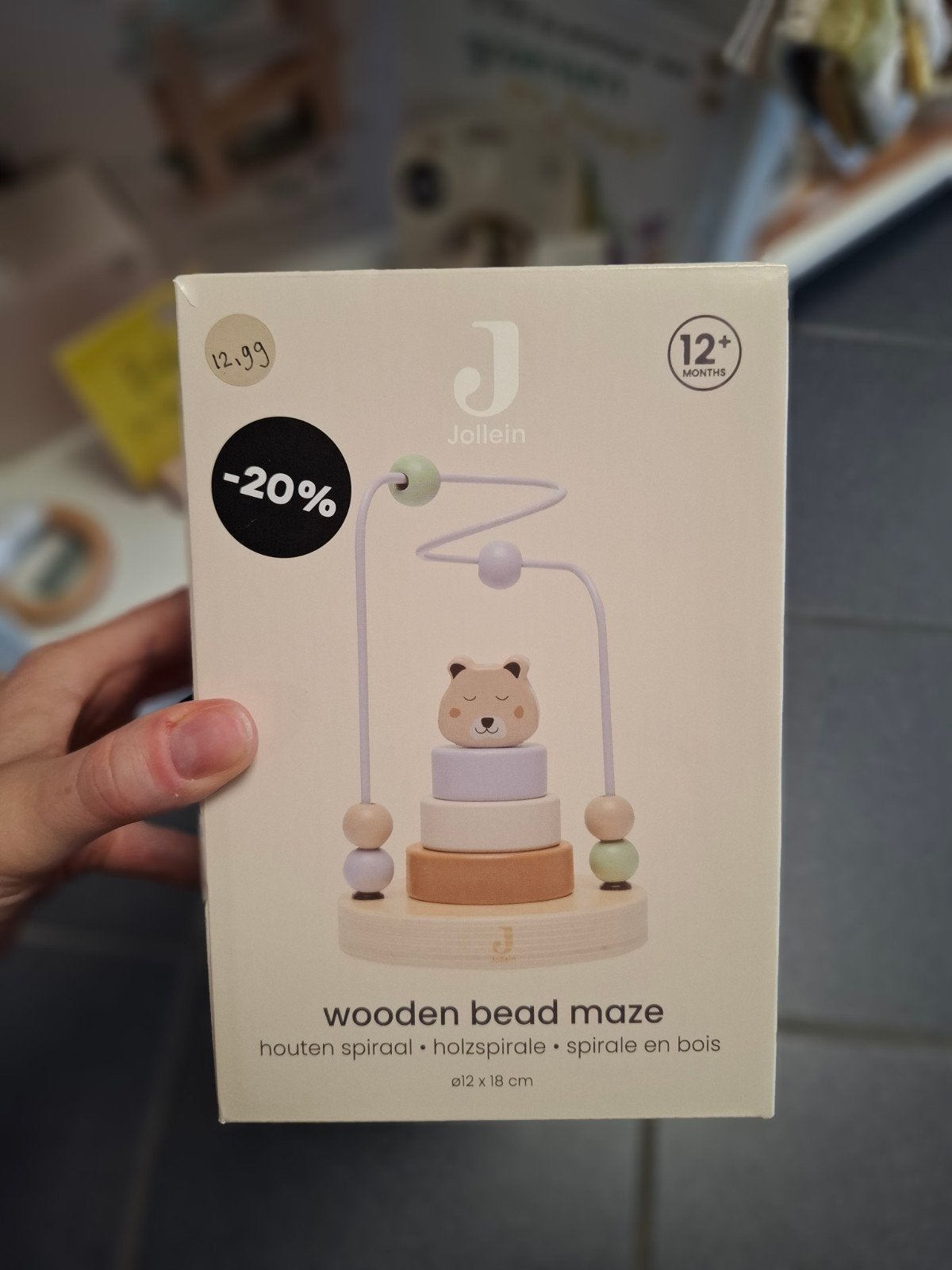 Houten spiraal jungle jambo – cheetah (Jollein), Ophalen of Verzenden, Nieuw, Overige typen