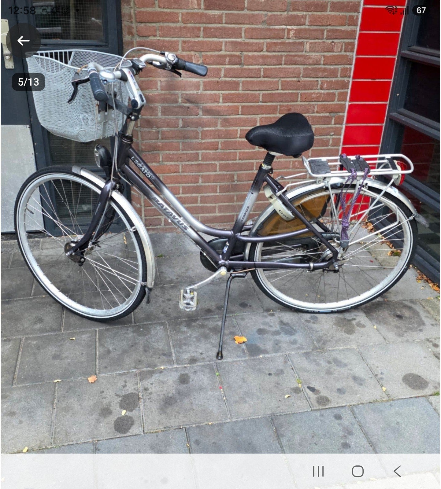 bijna nieuwe Batavus Legato 7 versnelling, dynamische verli, Overige merken, (Extra) lage instap, Ophalen of Verzenden, Zo goed als nieuw