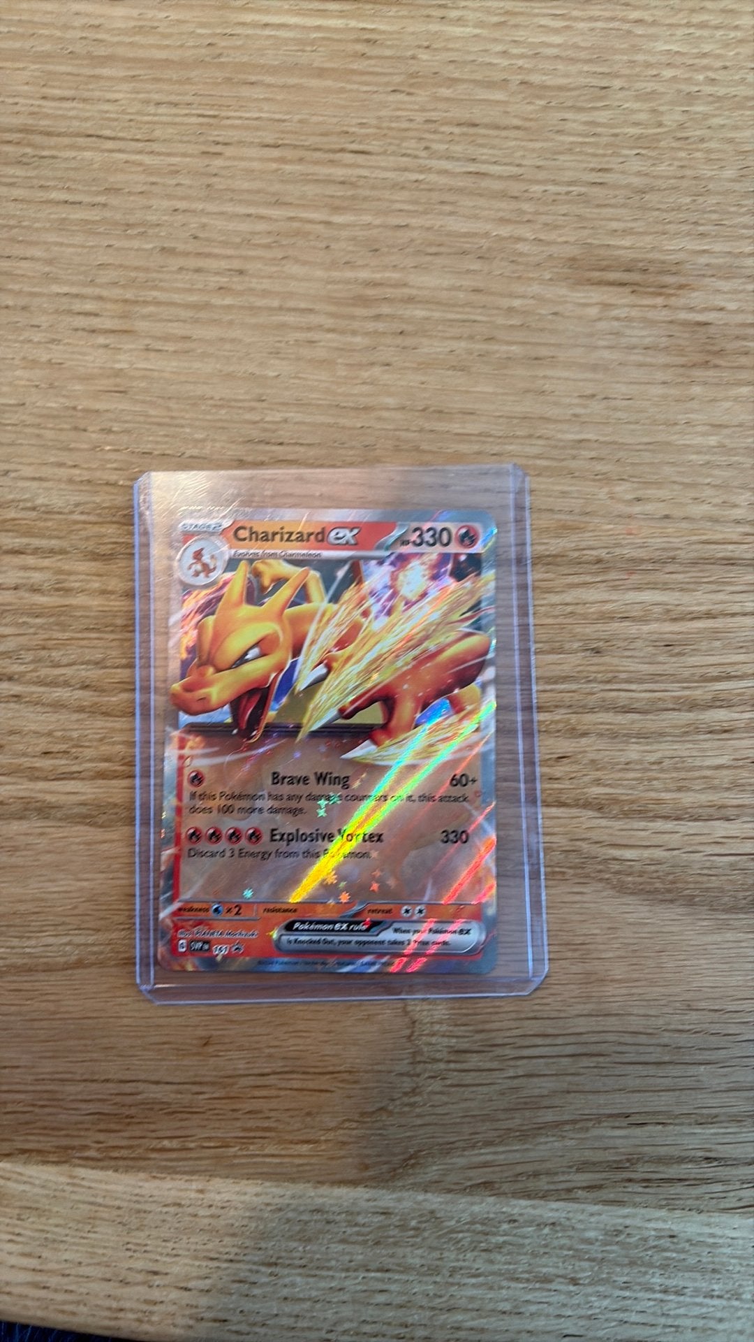 Charizard EX Pokémon (161), Ophalen of Verzenden, Zo goed als nieuw