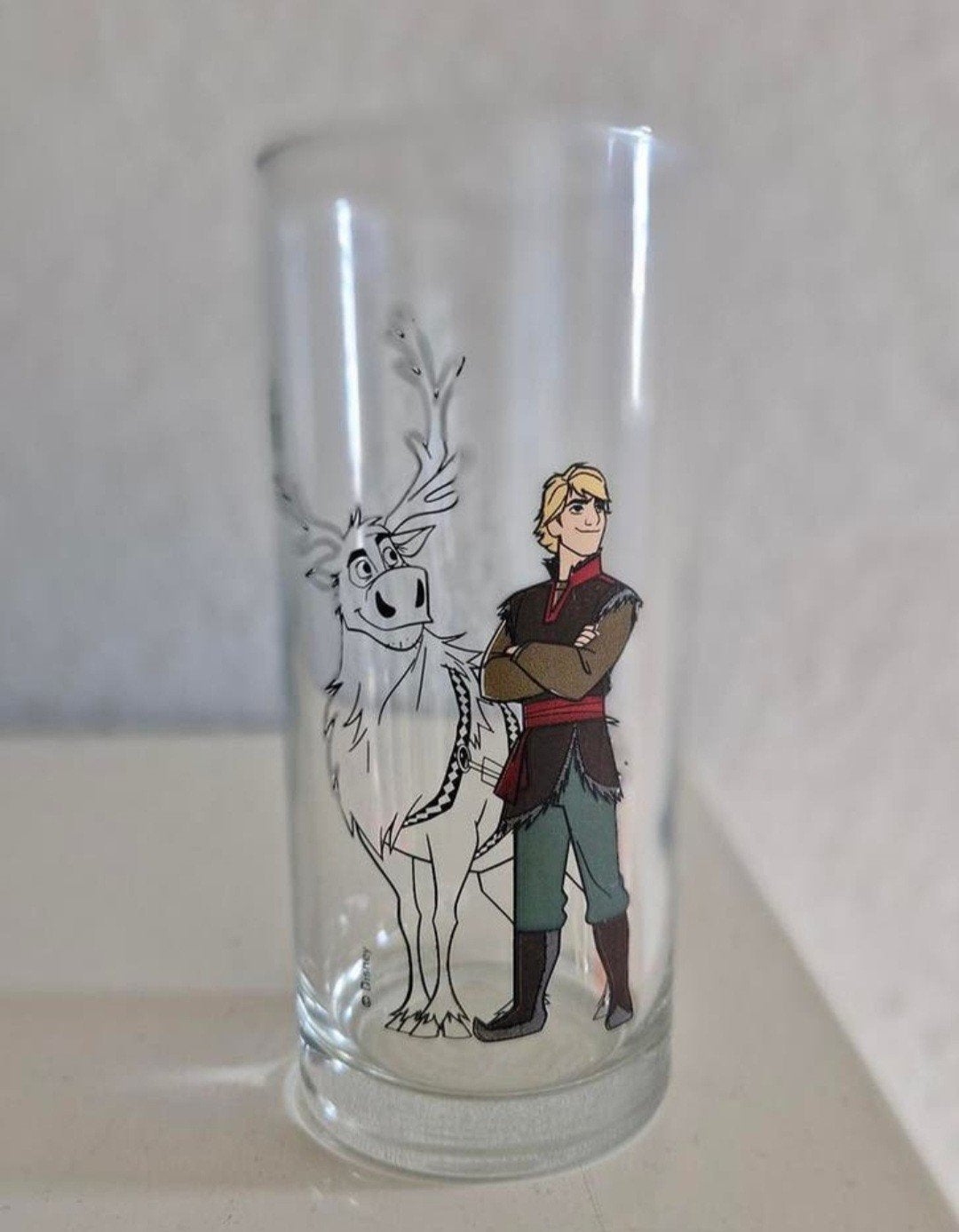Glas Frozen, Ophalen of Verzenden, Zo goed als nieuw, Frisdrankglas