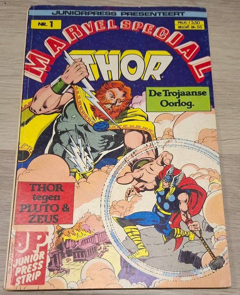 Marvel Special Thor Nr. 1 - De Trojaanse Oorlog (1981), Boeken, Gelezen, Stan Lee, Eén stripboek, Ophalen of Verzenden