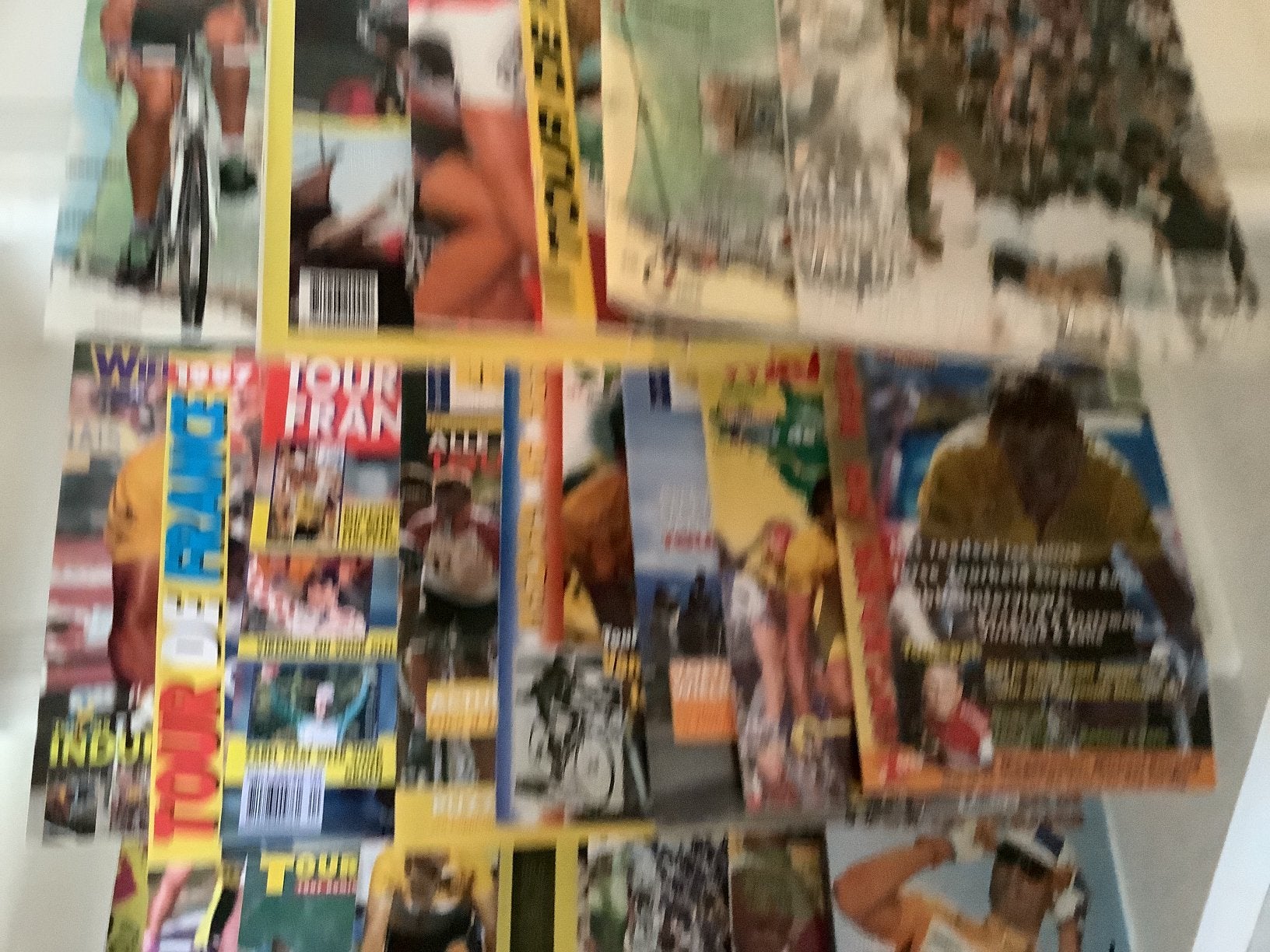 Divers informatiemateriaal Tour de France jaren 90, Ophalen of Verzenden, Gebruikt, Overige sporten, Boek of Tijdschrift