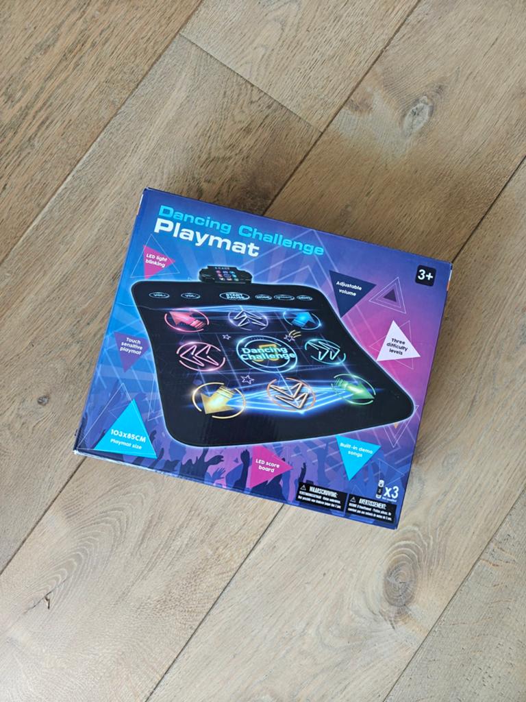 Dancing Challenge Playmat - Dansmat met LED-licht en muziek, Ophalen of Verzenden, Nieuw, Jongen of Meisje