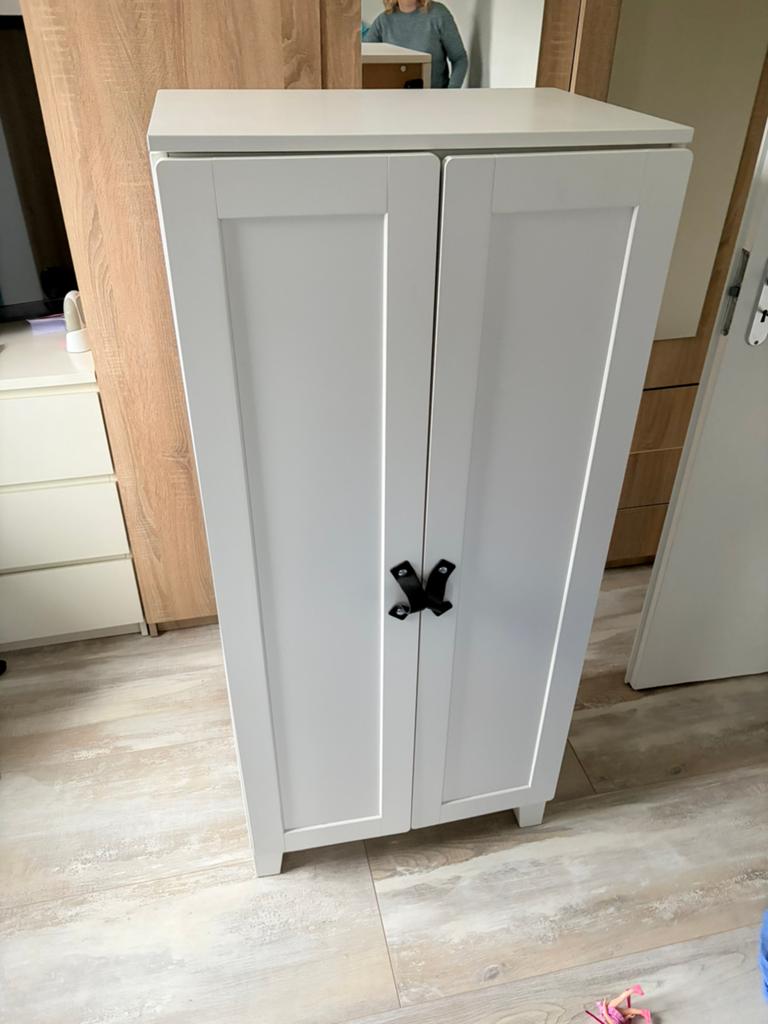 Witte kinder kledingkast -  als nieuw, Ophalen, Minder dan 50 cm, 100 tot 150 cm, Zo goed als nieuw