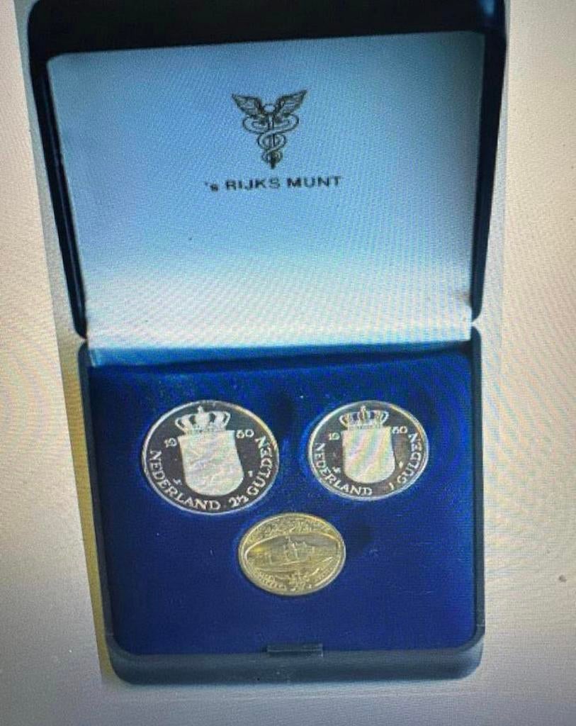Setje Juliana & Beatrix 1980, Postzegels en Munten, Ophalen of Verzenden, Koningin Juliana, 2½ gulden, Setje