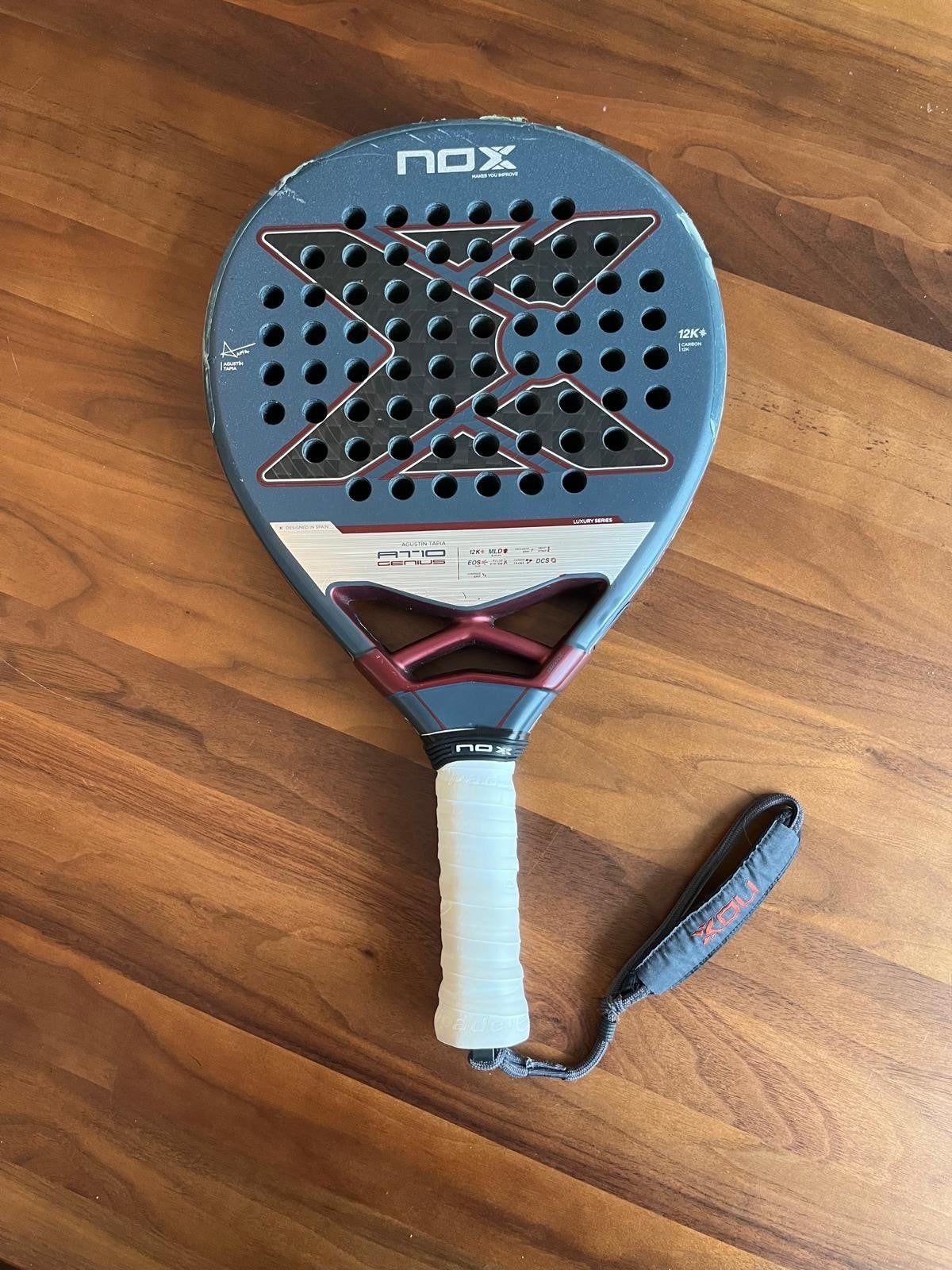 Nox AT10 Genius 12K 2025, Ophalen of Verzenden, Gebruikt, Padelracket