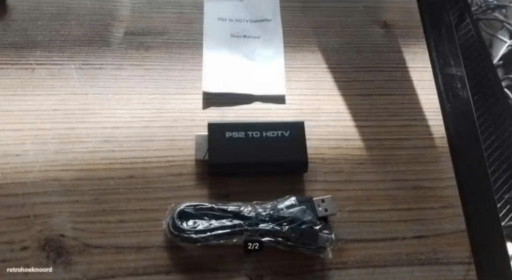 Ps2toHDMI converter voor Playstation 2, Ophalen of Verzenden, Zo goed als nieuw, Met 1 controller
