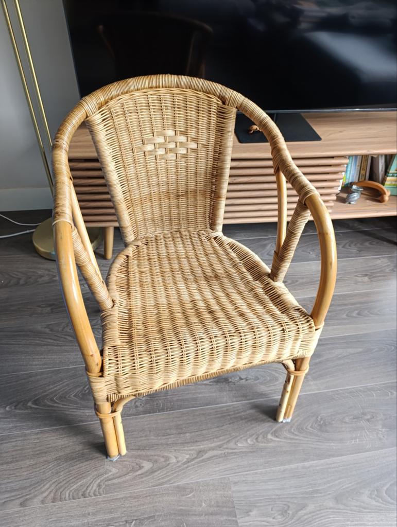 Rotan kinderstoel, Ophalen of Verzenden