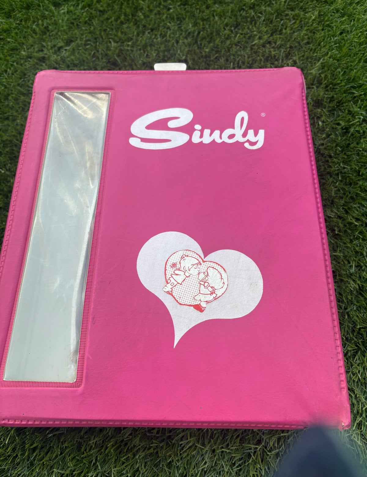 Roze Sindy koffer vintage, Ophalen of Verzenden, Gebruikt