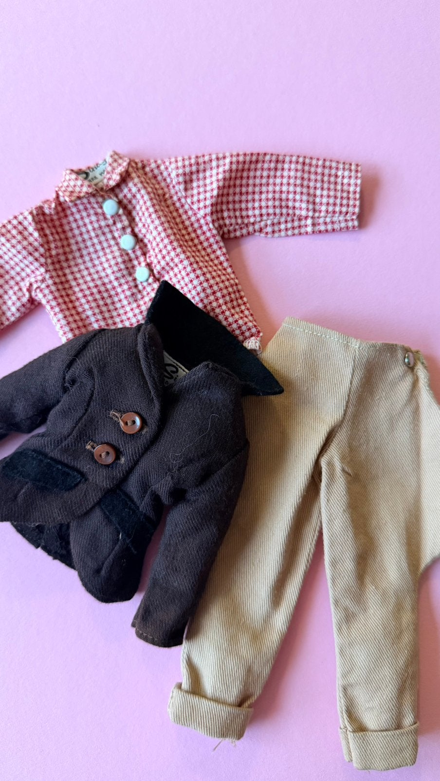 Sindy Pedigree Pony Club Outfit jaren 60 als nieuw, Ophalen of Verzenden, Zo goed als nieuw, Kleertjes