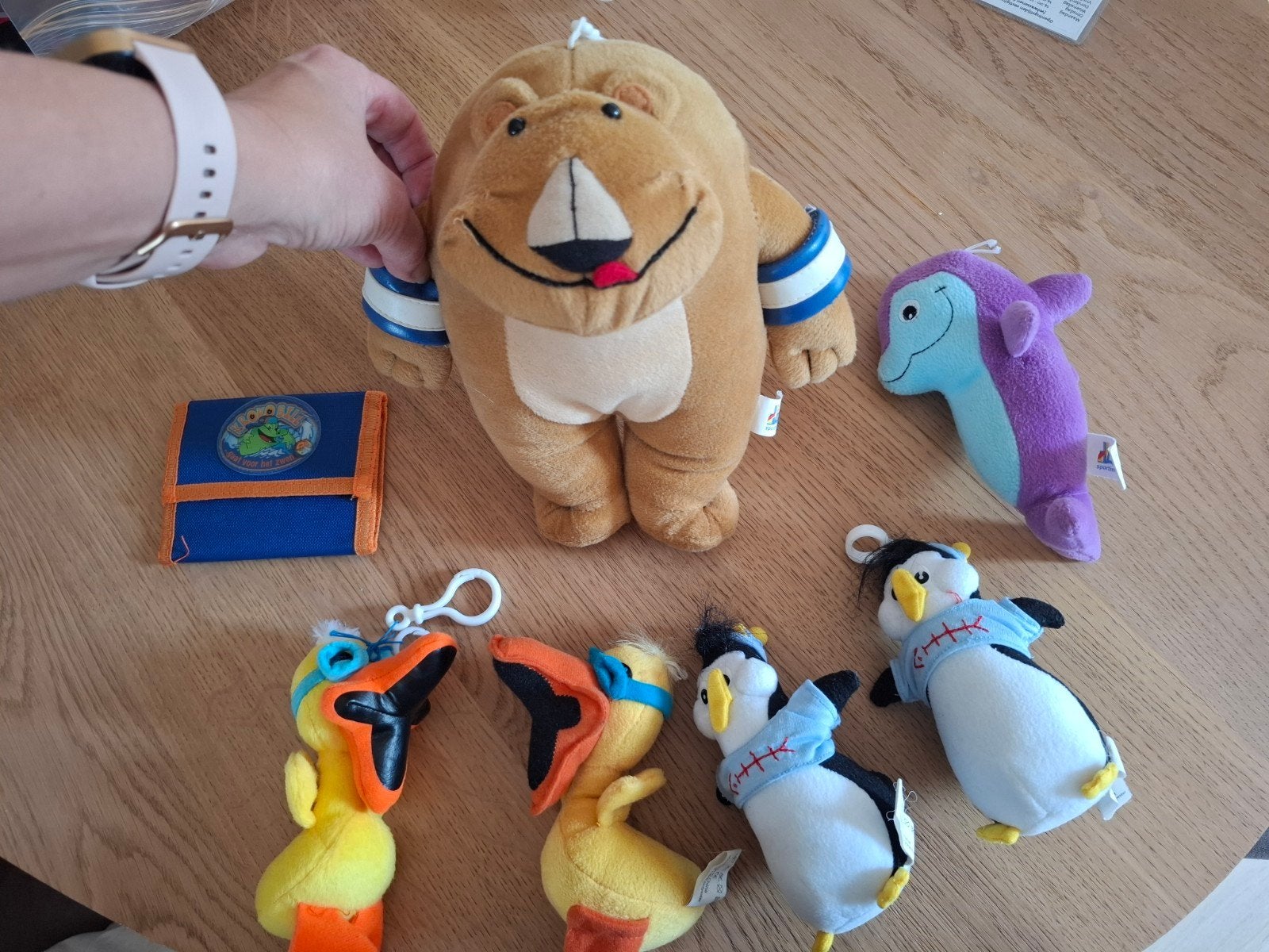 diverse knuffels en portemonnee Laco Feel fit zwemmen, Ophalen, Zo goed als nieuw, Beer, Klein (minder dan 20 cm)