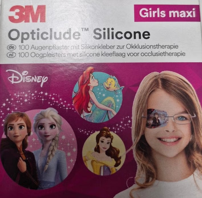 3M Opticlude Silicone oogpleisters Girls maxi 100 st. NIEUW, Diversen, Ophalen of Verzenden, Nieuw