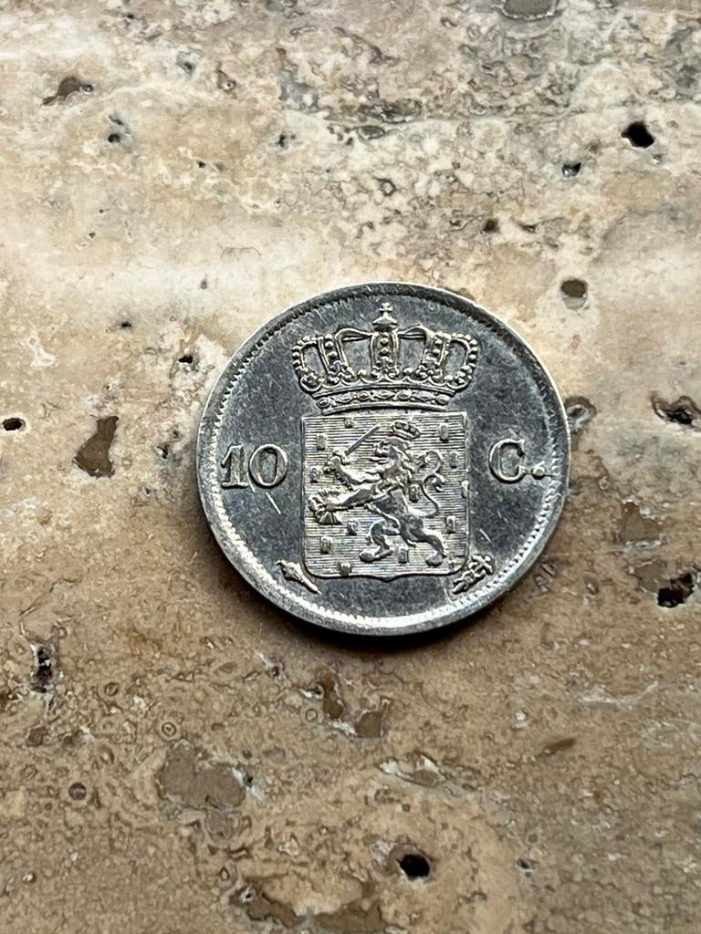 10 cent 1827 U Willem I, zeer mooie kwaliteit, Zilver, Ophalen of Verzenden, 10 cent, Koning Willem I