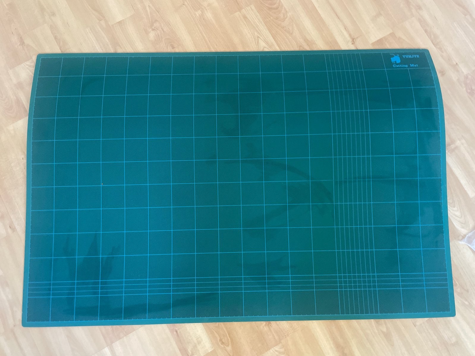 Juhjye snijmat 90x60cm voor knutselen, quilten, Hobby en Vrije tijd, Geschikt voor snijden, Gebruikt, Groen, Gereedschap of Toebehoren