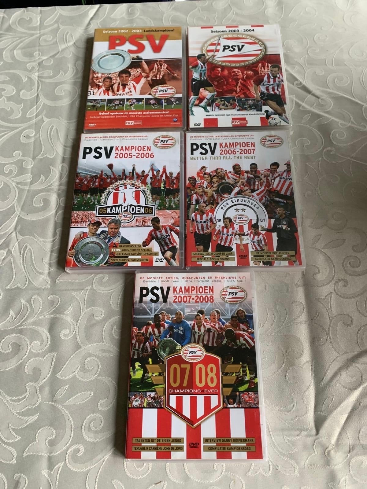 PSV Kampioen DVD Boxset - Seizoenen 2002-2008, Alle leeftijden, Ophalen of Verzenden, Gebruikt, Speelfilm