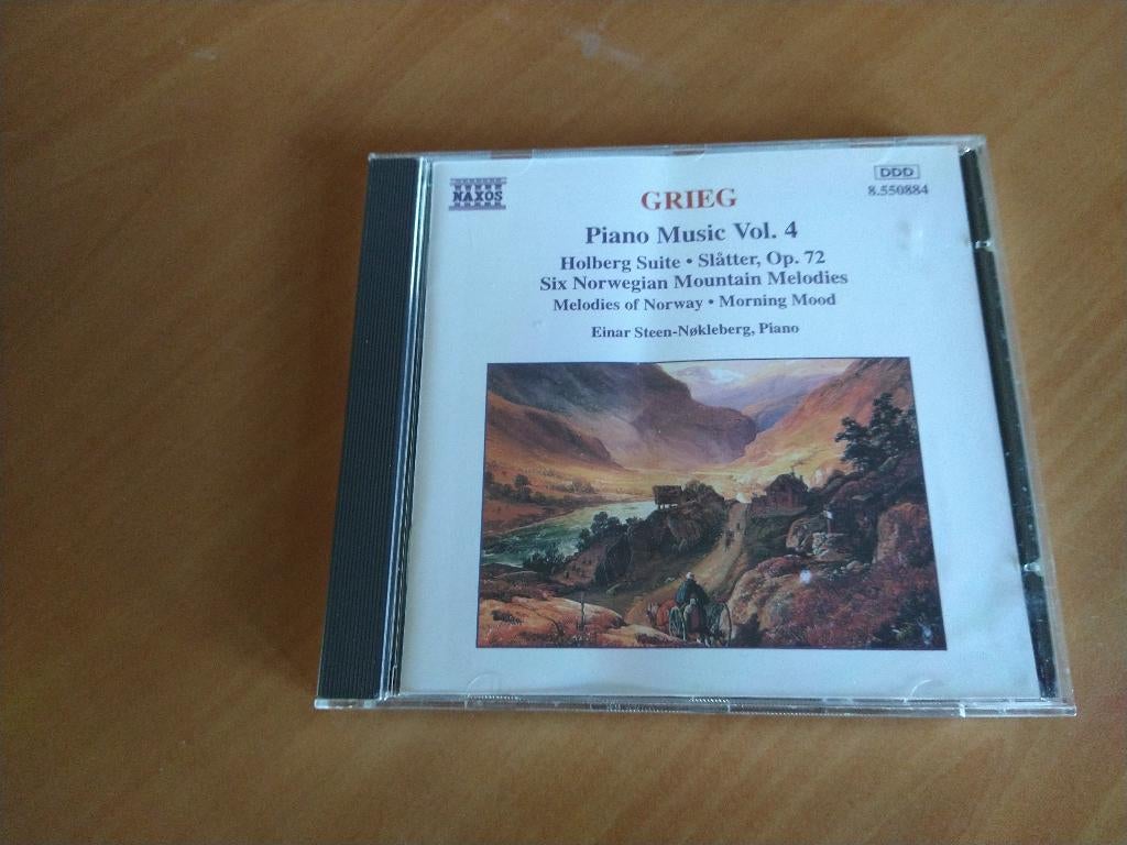 CD Grieg. Einar Steen-Nøkleberg – Piano Music Vol. 4, Ophalen of Verzenden, Barok, Zo goed als nieuw, Overige typen