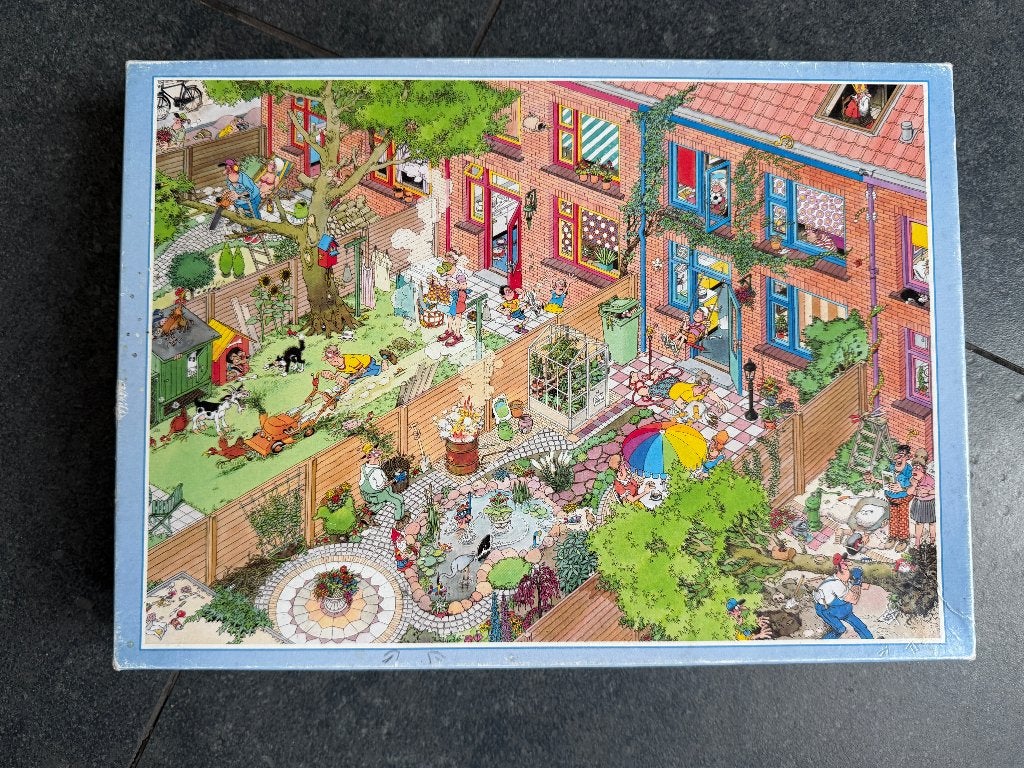 Haasteren Express gifts - Neighbours 1000 stukjes, Ophalen of Verzenden, 500 t/m 1500 stukjes, Gebruikt, Legpuzzel