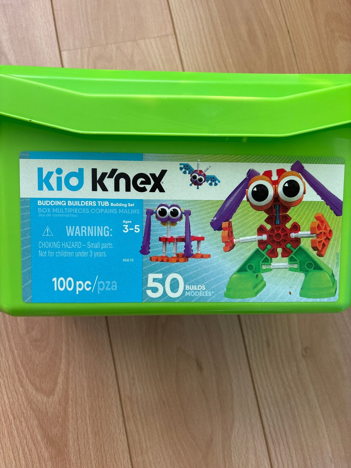 Kid K'nex Budding Builders Tub - 100-delige bouwset, Ophalen of Verzenden, Gebruikt, K'nex