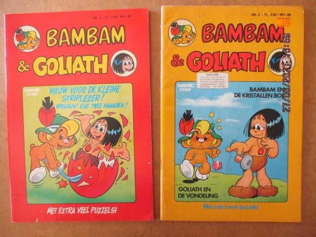 adv4626 bambam en goliath, Eén comic, Ophalen, Gelezen, Overige gebieden