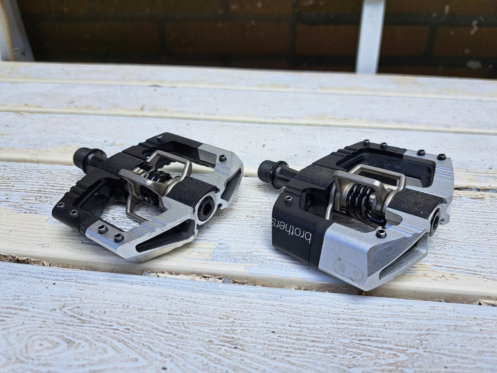 Crankbrothers Mallet E MTB Pedalen, Crankstel of Pedalen, Gebruikt, Ophalen of Verzenden, Aluminium