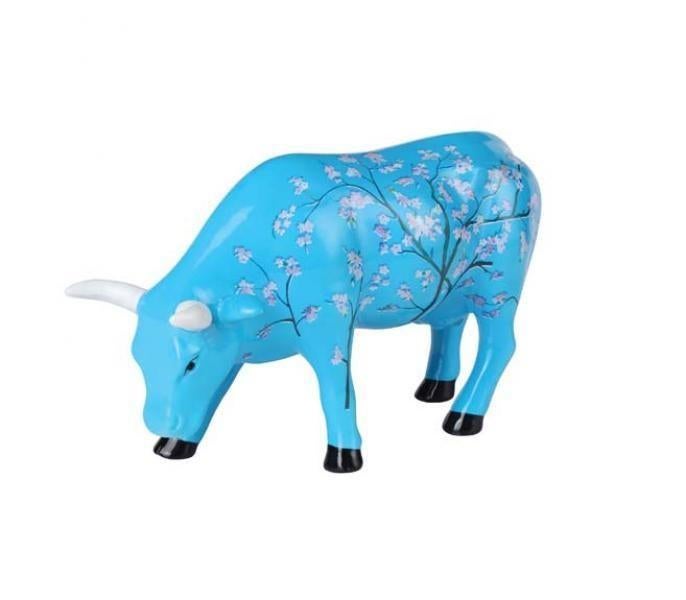 Nieuw Cow Parade koe For Vincent medium gratis verzending., Ophalen of Verzenden