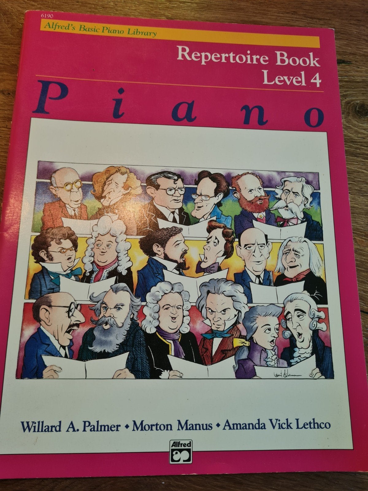 Alfred's Basic Piano Library Repertoire Boek Level 4, Ophalen of Verzenden, Les of Cursus, Piano