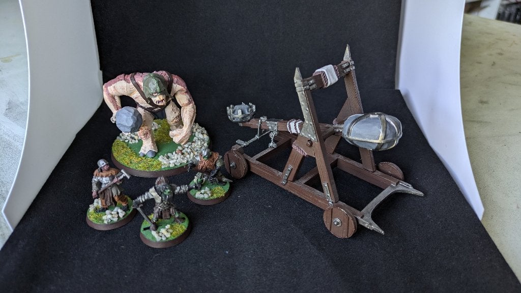 Mordor War Catapult - Metal, Ophalen of Verzenden, Historisch