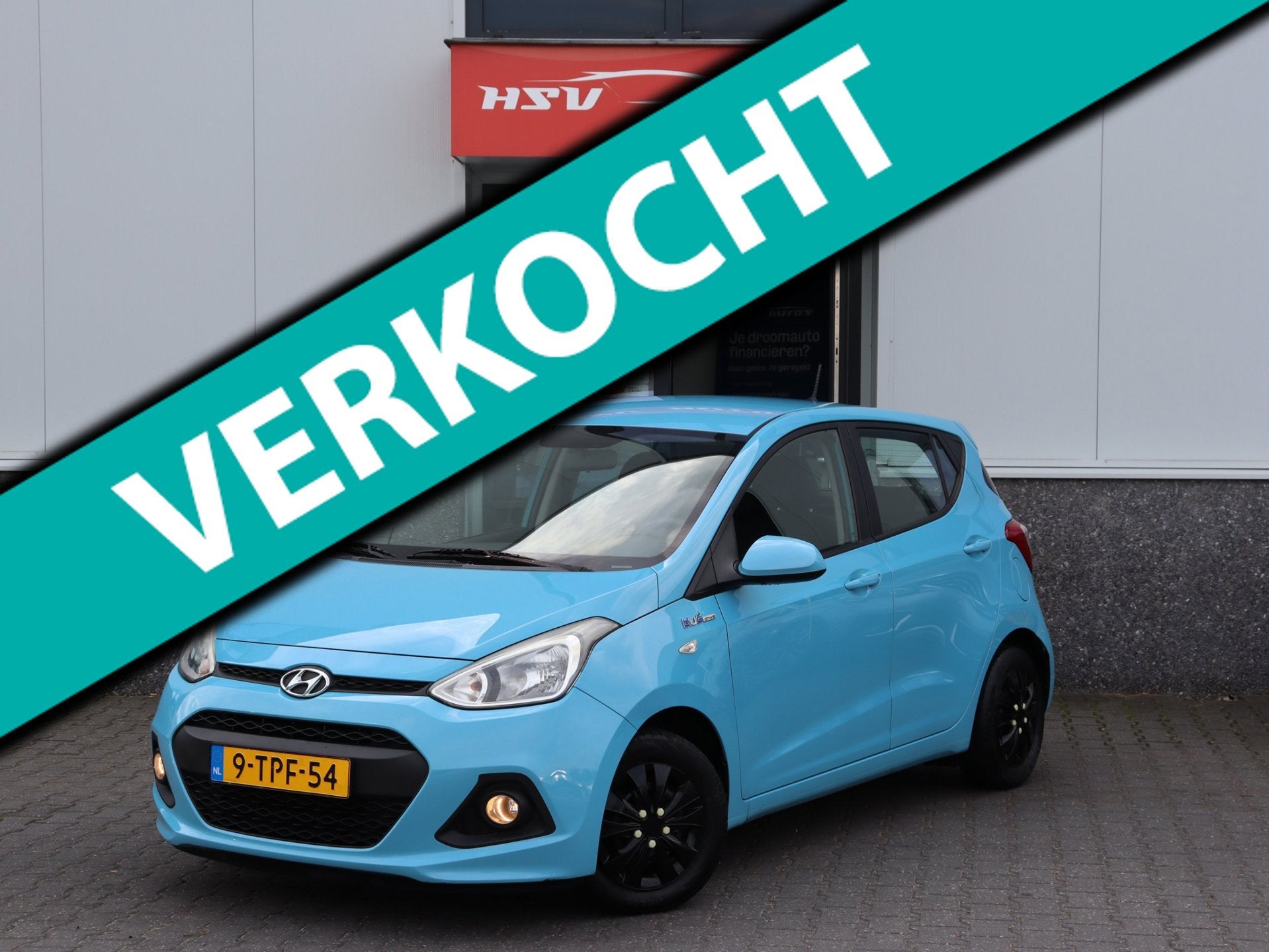 Hyundai I10 1.0i Go! clima 4-deurs org NL, Auto's, Voorwielaandrijving, Euro 5, Gebruikt, Blauw