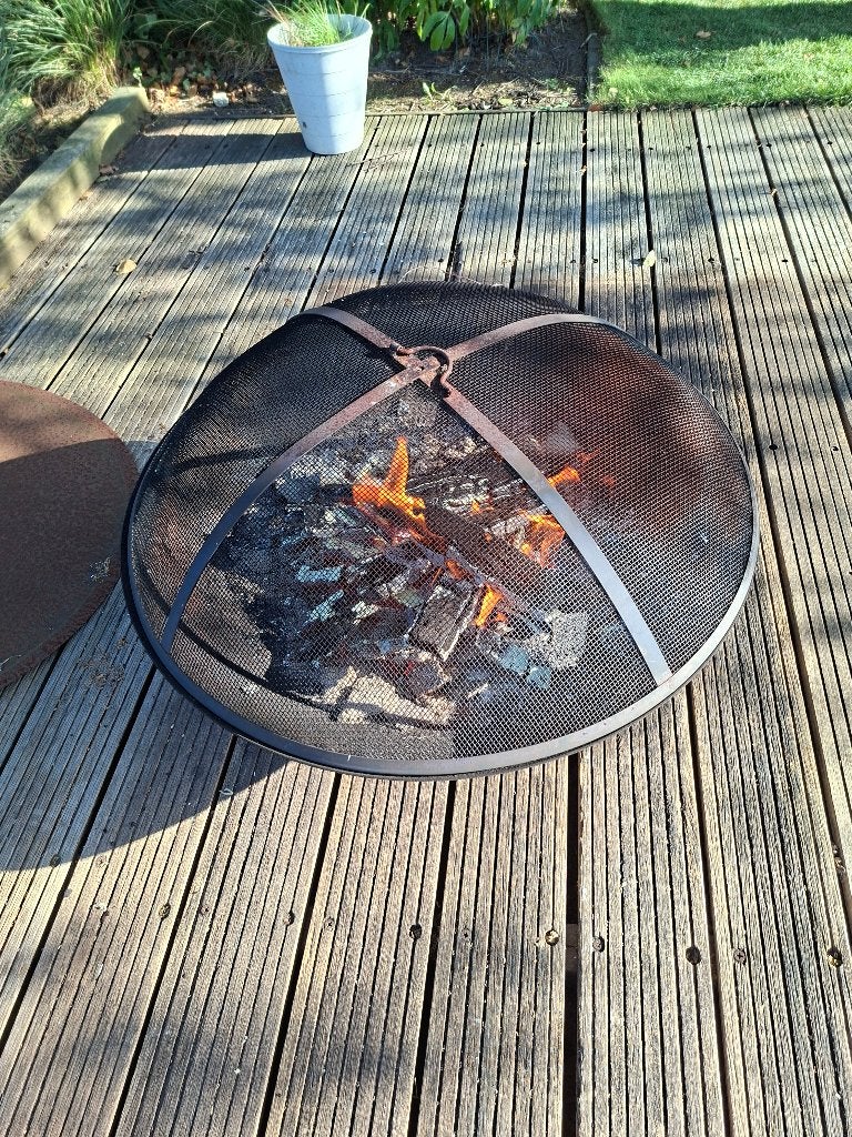 Vuurschaal cortenstaal 80 cm, Tuin en Terras, Ophalen, Zo goed als nieuw