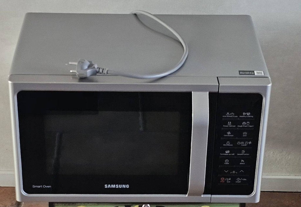 Vrijstaand Combimagnetron Samsung, Ophalen, 45 tot 50 cm, Magnetronfunctie, Draaiplateau