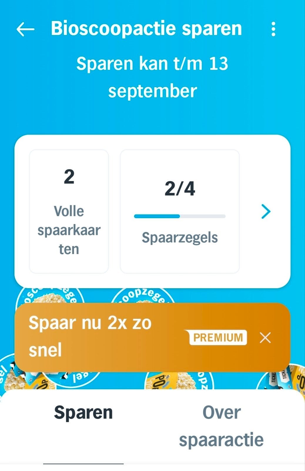 2 volle kaarten, Kortingsbon