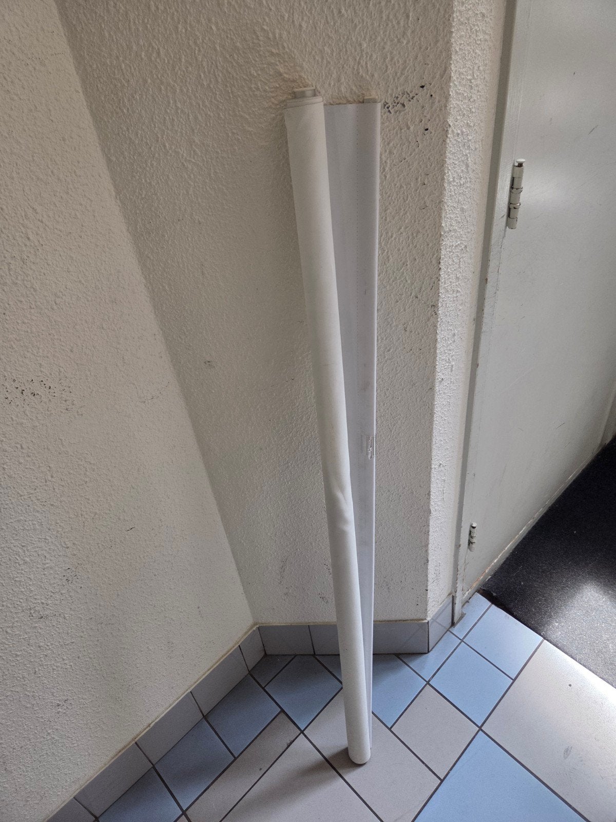 Wit rolgordijn - 137 cm breed, 190 cm hoog, Ophalen, Nieuw, Wit, Rolgordijn