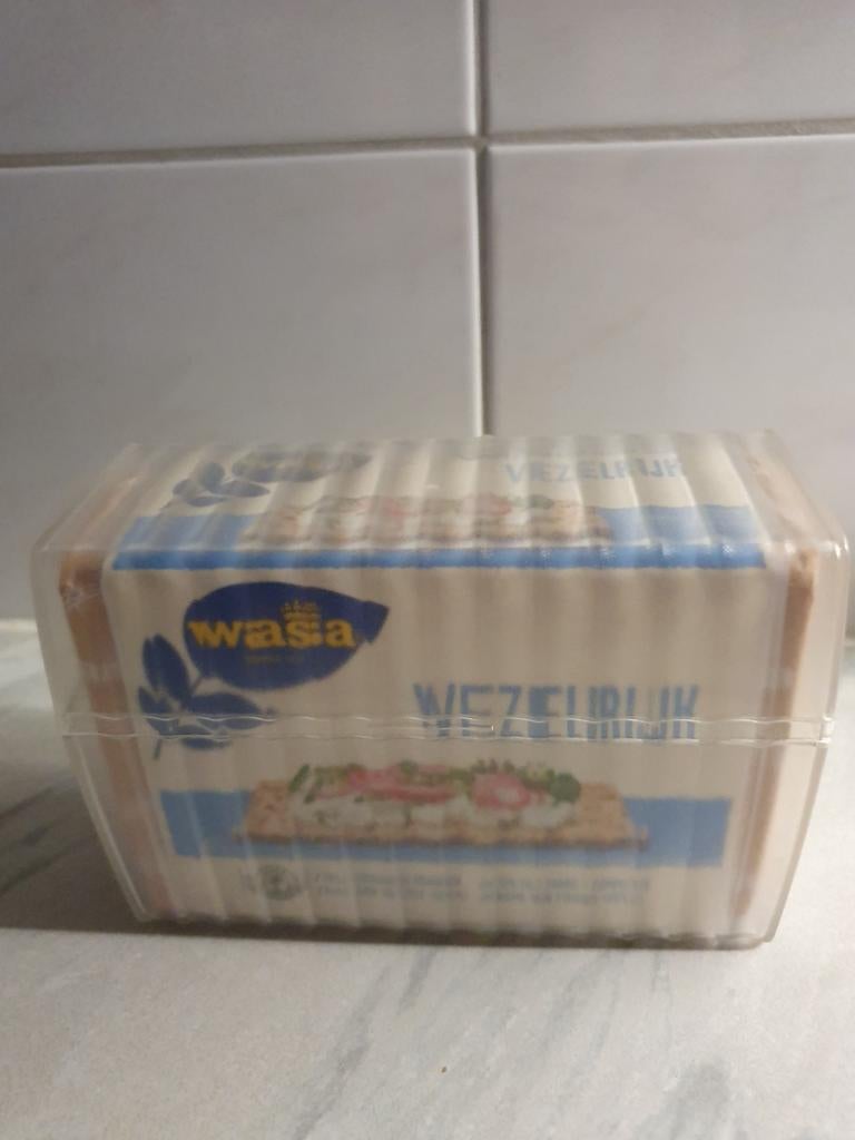 Mepal, knäckebröd doos, plastic ribbel, Ophalen of Verzenden, Zo goed als nieuw