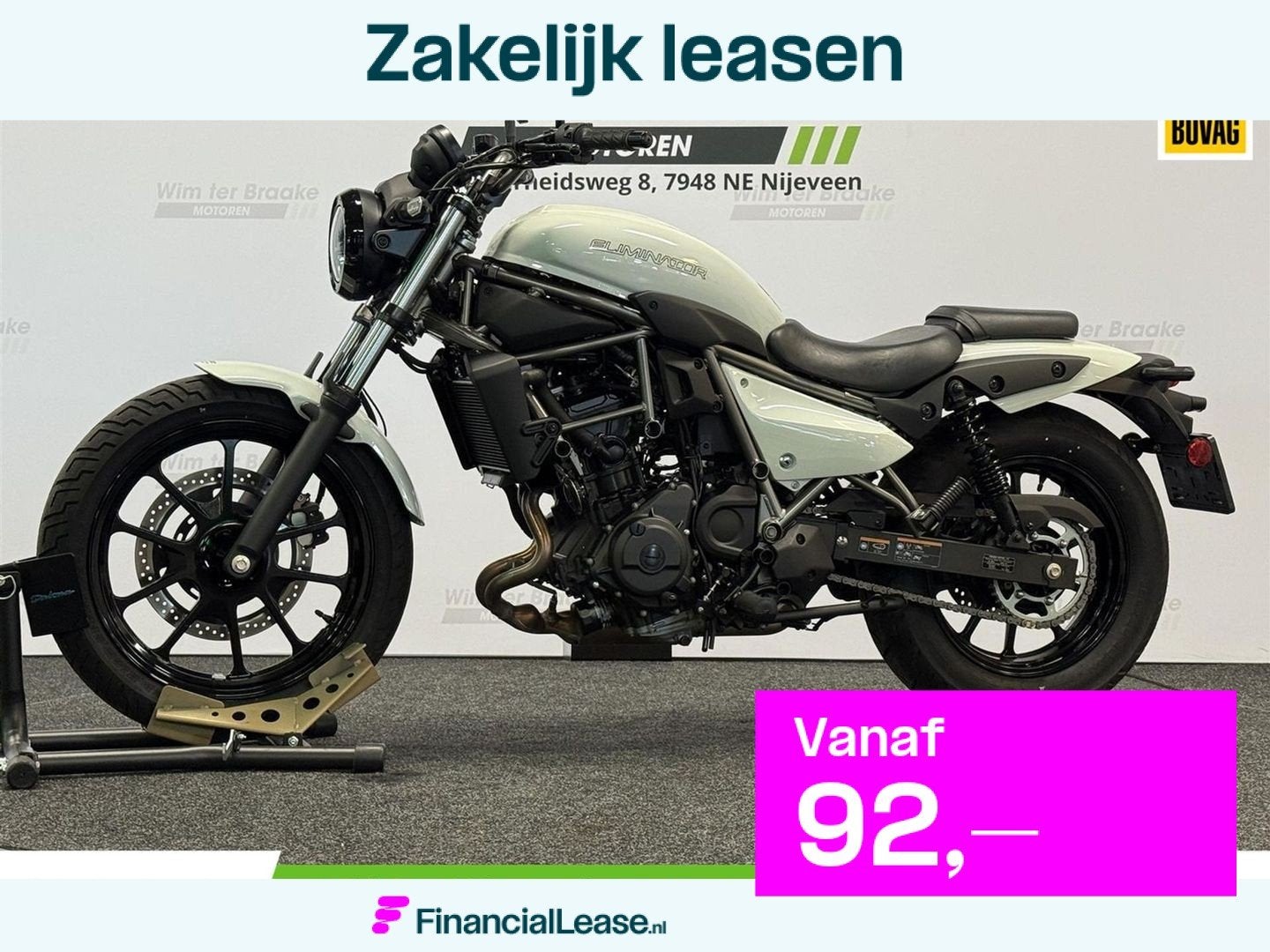 Kawasaki Eliminator 500 ABS - 2026, Motoren, Motoren | Kawasaki, Chopper, Bedrijf, 451 cc, 12 t/m 35 kW