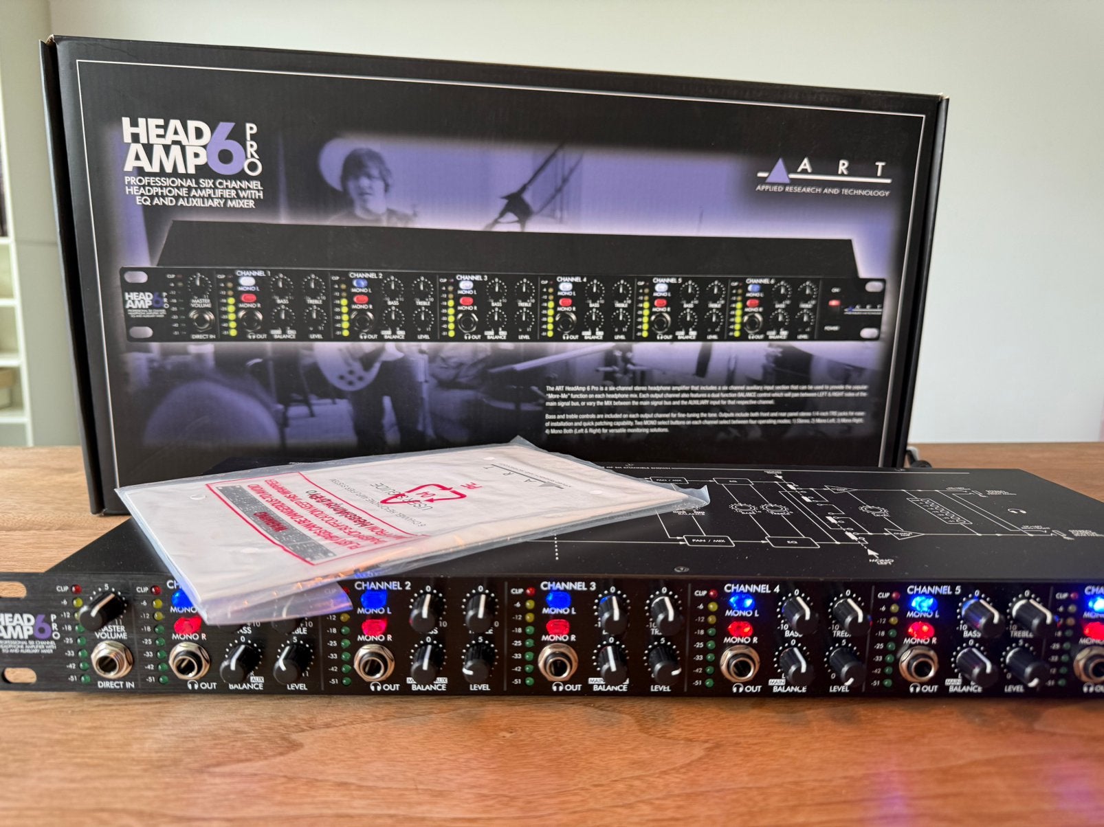 ART HeadAmp 6 Pro  koptelefoonversterker – 2x gebruikt, Ophalen of Verzenden, Nieuw