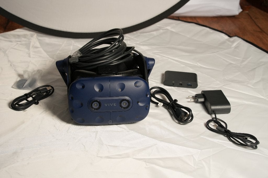 HTC Vive Pro Headset, Ophalen of Verzenden, Zo goed als nieuw, VR-bril, Pc